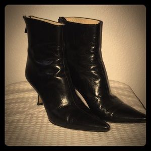Jimmy choo black leather boots - size 37